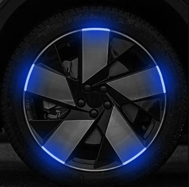 Blue Reflecting Alloyrim Stickers