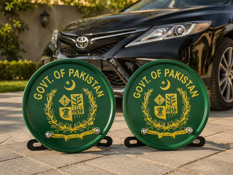 GOVT. OF PAKISTAN (ROUND PLATES)