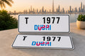 Dubai Style Acrylic Plates For Car