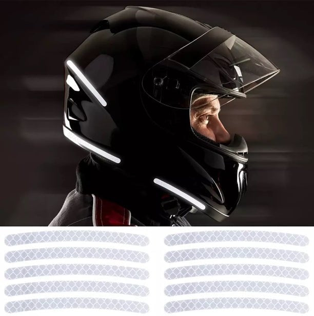 White Reflicting Alloyrim Stickers - King Auto Mart